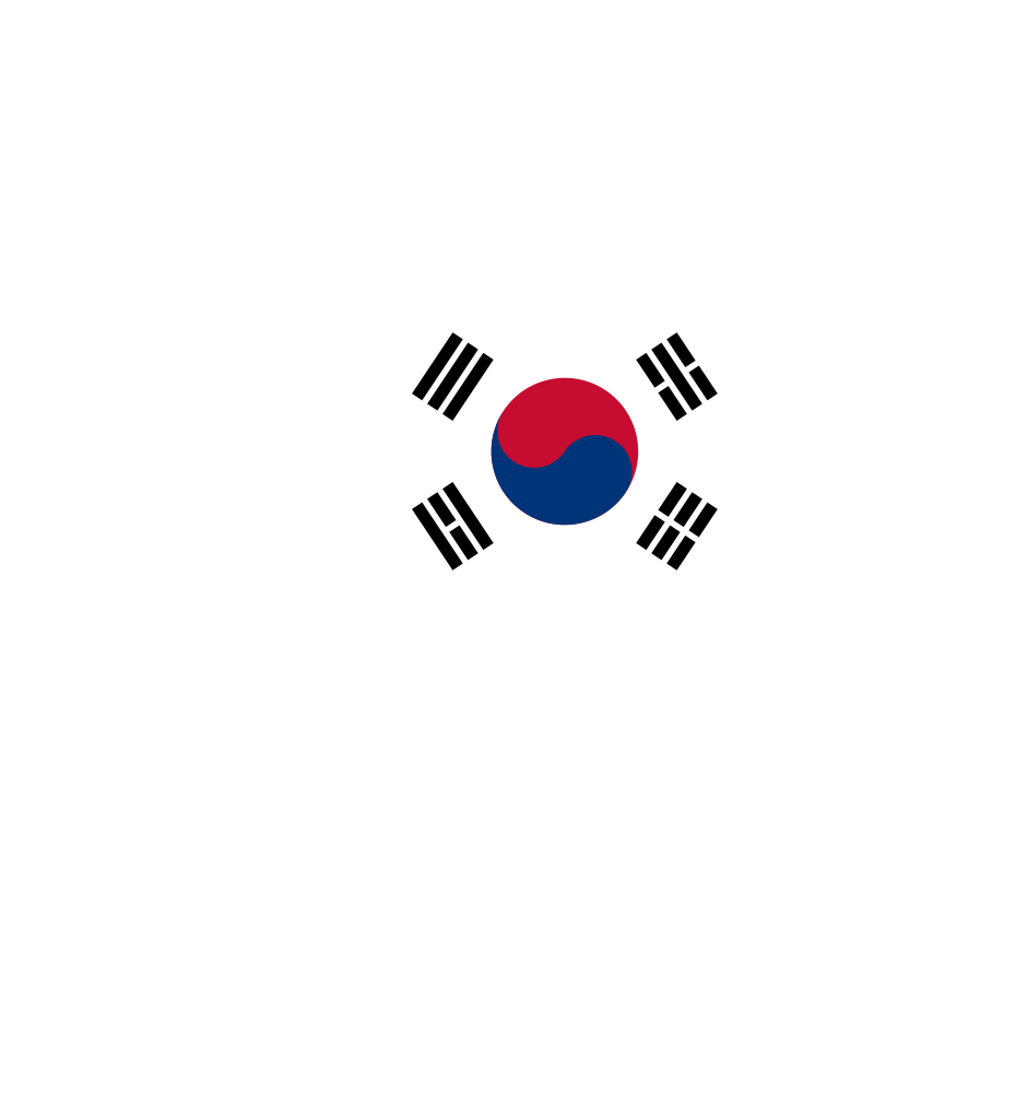 OnlineLabels Clip Art South Korea Map Flag   South Korea Map Flag 273369 